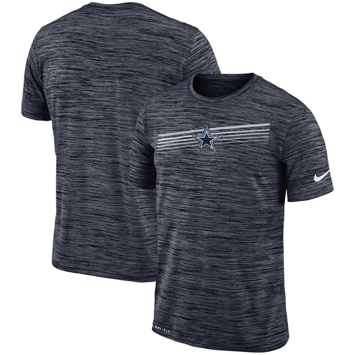 Dallas Cowboys Nike Sideline Velocity Performance T-Shirt Heathered Navy,We sell and wholesale Dallas Cowboys Nike Sideline Velocity Performance T-Shirt Heathered Navy on line form chian!
